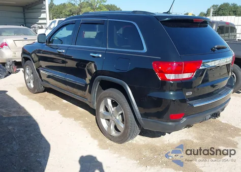 2013 Jeep Grand Cherokee Overland z USA, uszkodzony, nr VIN 1C4RJECT4DC546781